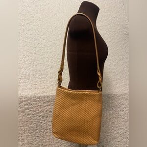 Vintage Fossil Shoulder Bag Tan Straw Weave Shoulder Bag